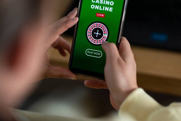 Mobile account access screen for online gaming and sportsbook service